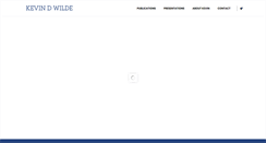 Desktop Screenshot of kevinwildeonline.com